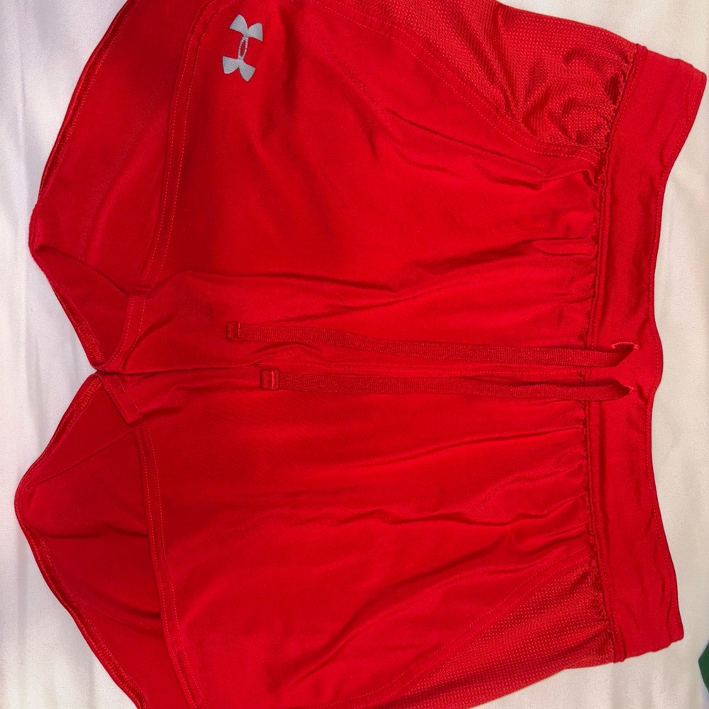 Nike Women's Red Athletic Shorts